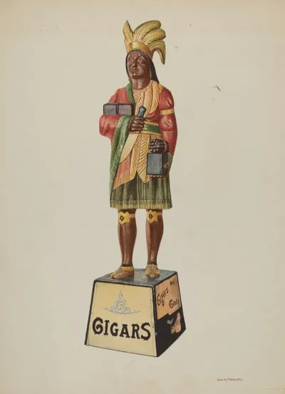 Wooden Indian 5