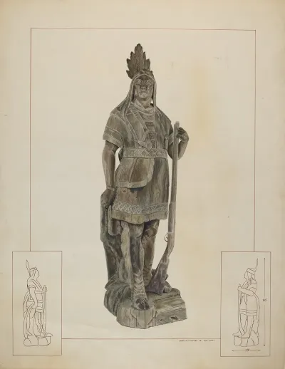 Wooden Indian Chief