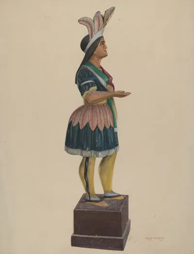 Wooden Indian