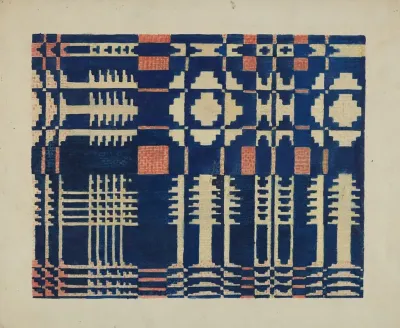 Woven Coverlet 24
