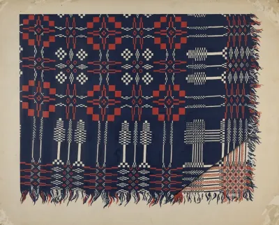 Woven Coverlet 26