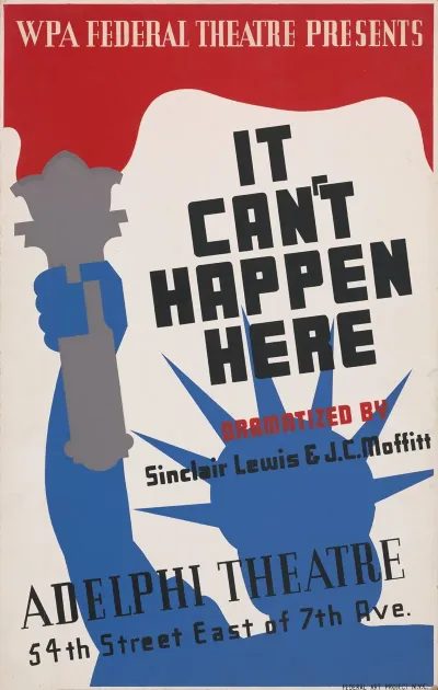 Wpa Federal Theatre Presents It Cant Happen Here