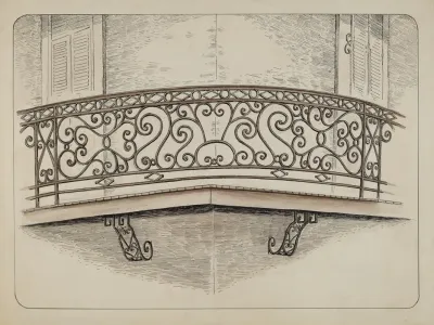 Wrought Iron Balcony