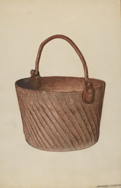 Wrought Iron Kettle