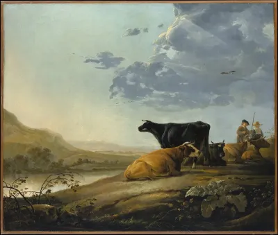 Young Herdsmen With Cows