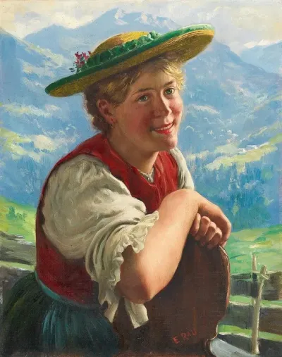 Young Lass Smiling