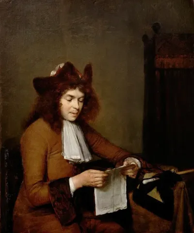 Young Man Reading