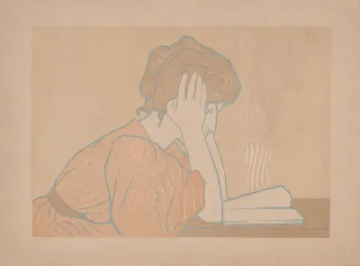 Young Woman Reading 7
