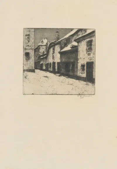 Zlata Street In The Rear Of The Royal Castle