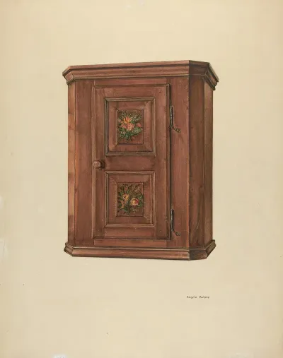 Zoar Cherry Bonnet Cabinet