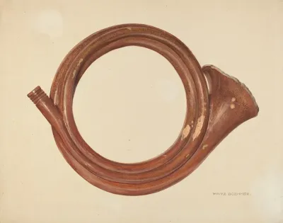 Zoar Pottery Assembly Horn