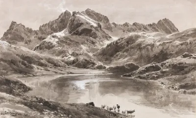 Zursersee Gegen Die Wildgrubenspitze