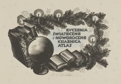 Zyczenie Gwiazdkowe I Noworoczne Dla Wydawnictwa Ksiaznica Atlas We Lwowie 2