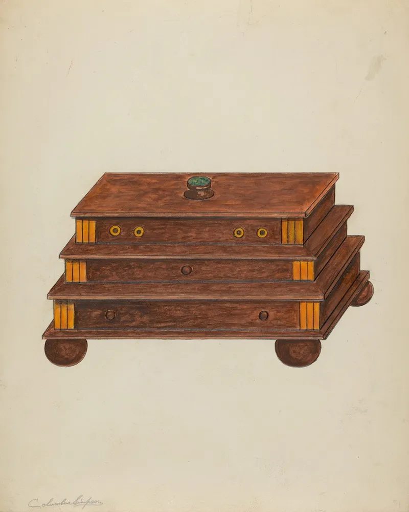Box 4 by Columbus Simpson, 1937 | Archive Lane