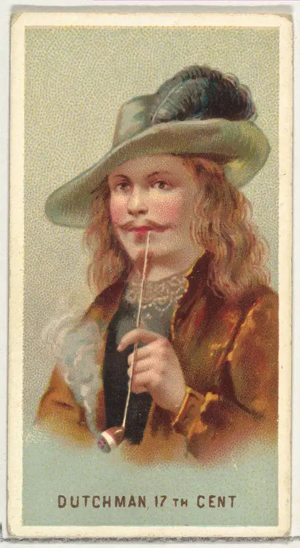 17th Century Dutchman, from World's Smokers series (N33) for Allen & Ginter Cigarettes Wall Art by Allen & Ginter - High-Resolution Digital Print