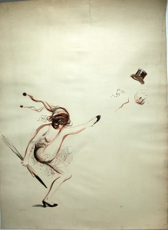 1st Exhibition of the Humorists (2nd Version) Wall Art by Jean Louis Forain - High-Resolution Digital Print