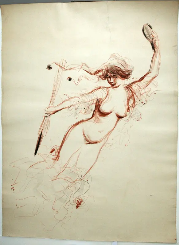 2nd Exhibition of the Humorists Wall Art by Jean Louis Forain - High-Resolution Digital Print