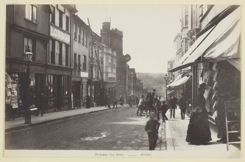 33 Exeter, Fore Street Wall Art by Francis Bedford - High-Resolution Digital Print