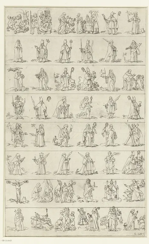 48 heiligen Wall Art by Unknown - High-Resolution Digital Print