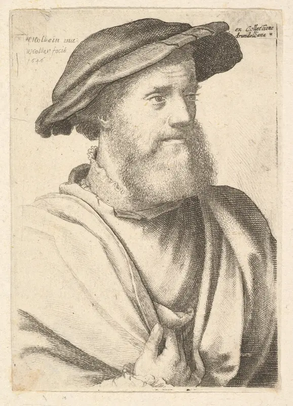 A bearded man, after Hans Holbein (?)