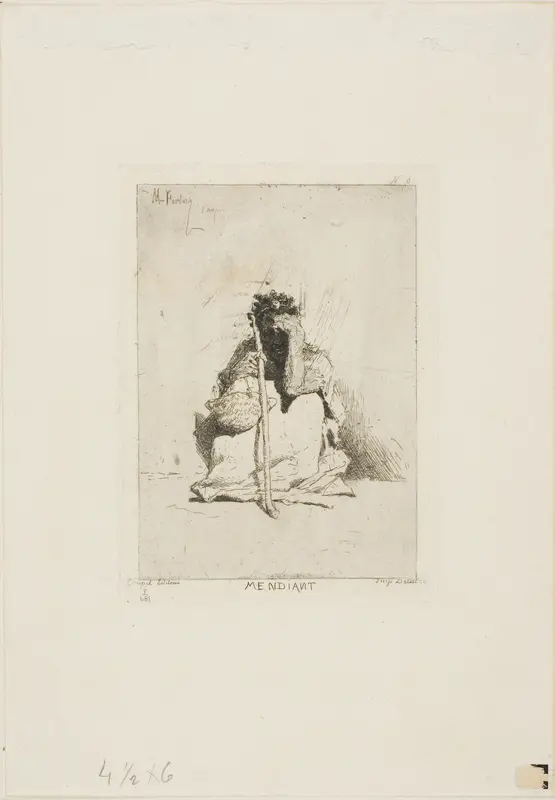 A Beggar Wall Art by Mariano Fortuny y Marsal - High-Resolution Digital Print
