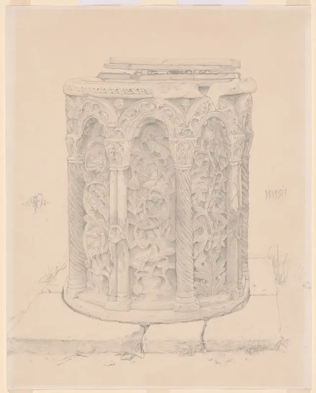 A Byzantine Well-head Wall Art by Frederic Leighton, 1st Baron Leighton of Stretton - High-Resolution Digital Print