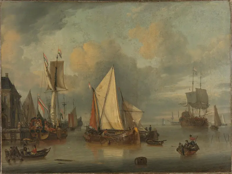 A Calm (Ships in the Harbor by Calm Weather)