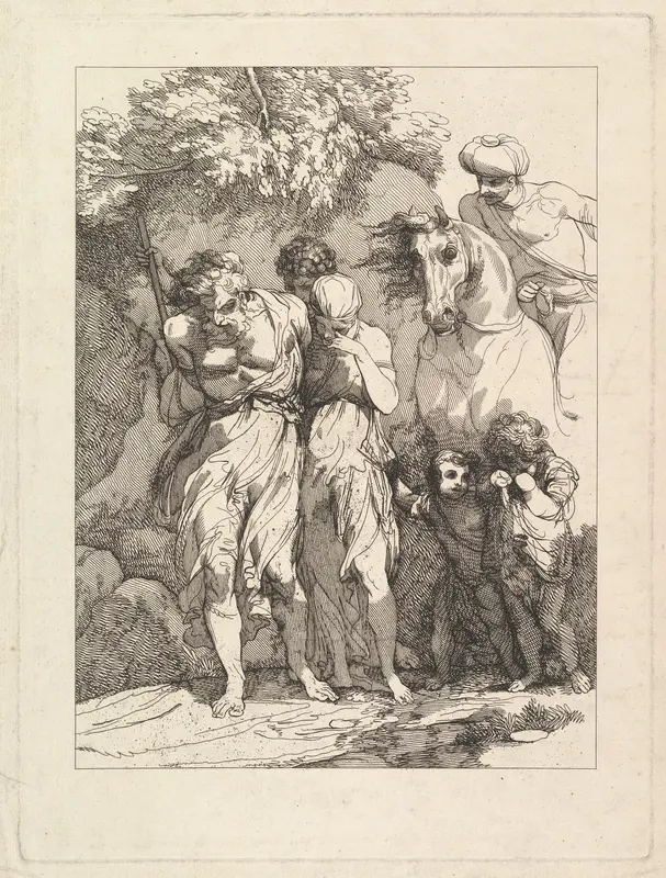 A Captive Family Wall Art by Robert Blyth - High-Resolution Digital Print