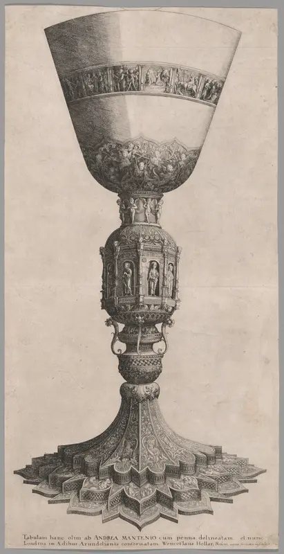 A Chalice Wall Art by Wenceslaus Hollar - High-Resolution Digital Print