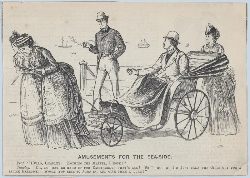 A Chiel Among Them (recto); Amusements for the Sea-side (verso) Wall Art by George Du Maurier - High-Resolution Digital Print