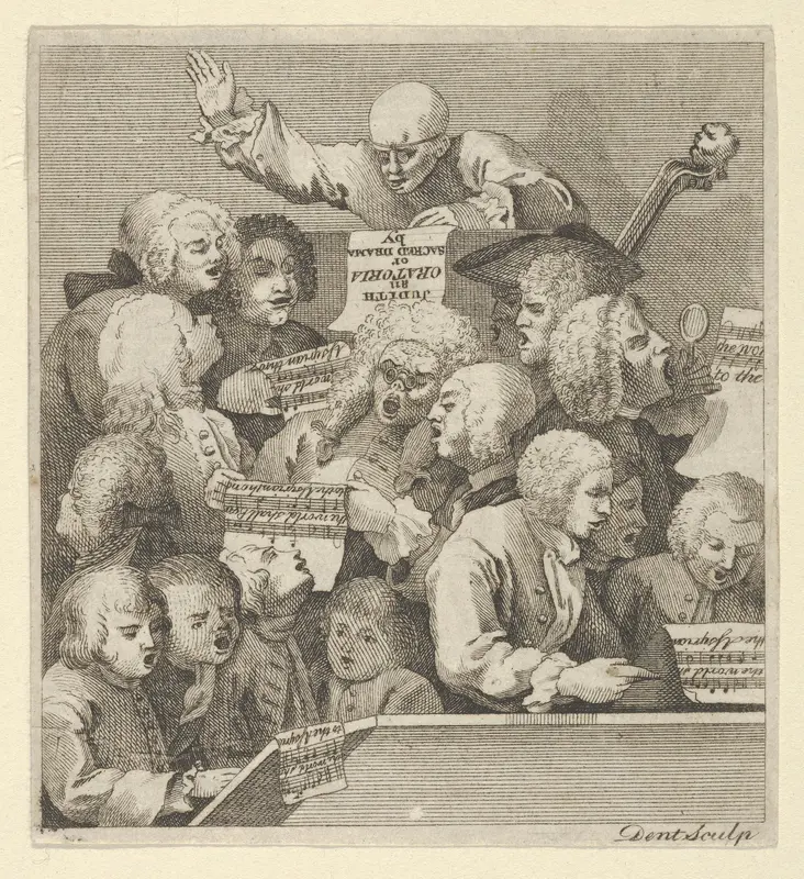 A Chorus of Singers Wall Art by Dent - High-Resolution Digital Print
