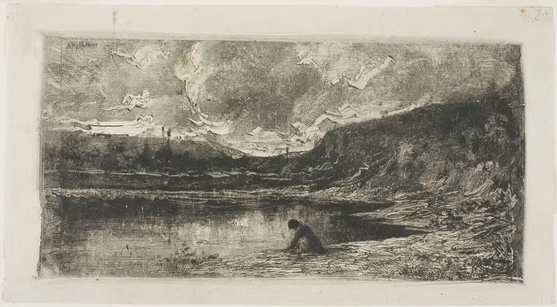 A Cliff in the Parish of Rix Wall Art by Adolphe Appian - High-Resolution Digital Print