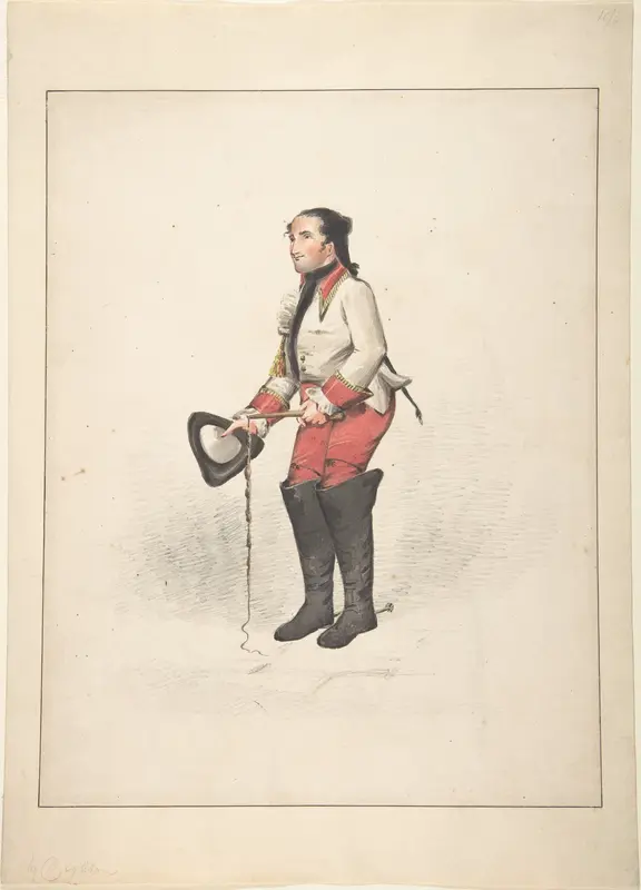 A coachman (recto); ships and rowboats (verso) Wall Art by Robert Dighton the Elder - High-Resolution Digital Print