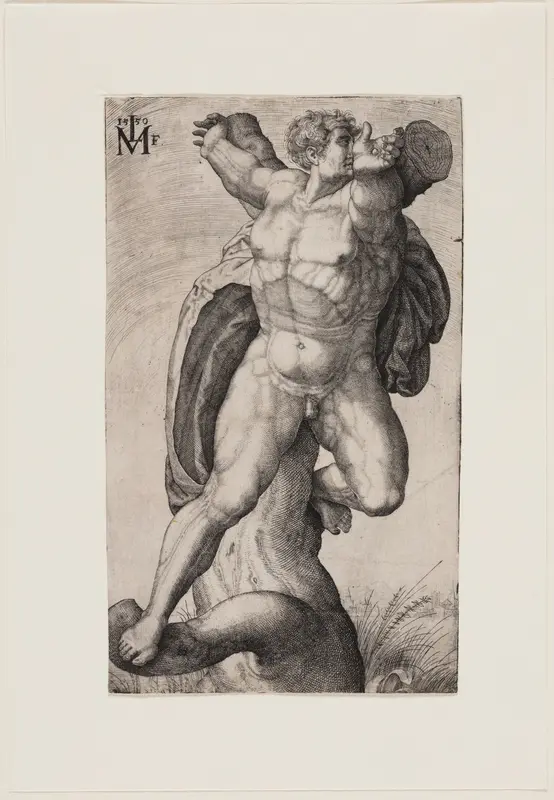 A Crucified Man (Haman) Wall Art by Lorck, Melchior - High-Resolution Digital Print