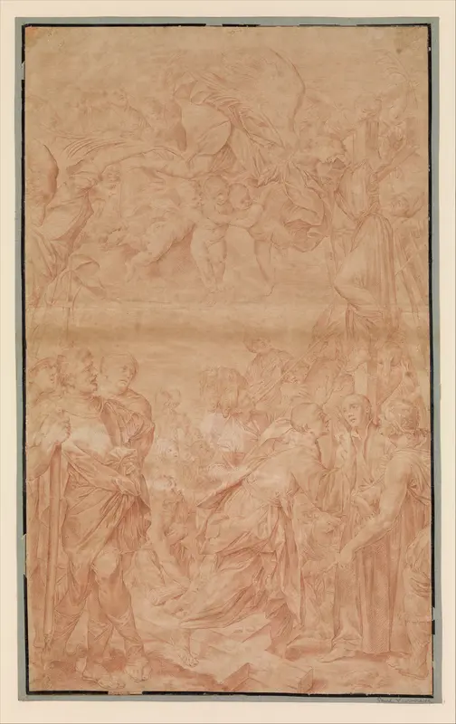 A Crucifixion Wall Art by Anonymous, Italian, Venetian, 17th century - High-Resolution Digital Print