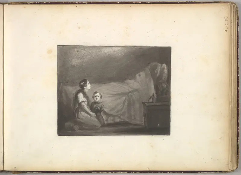 A Deathbed Scene Wall Art by Frederic, Lord Leighton - High-Resolution Digital Print