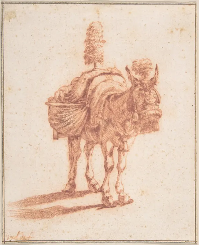 A Donkey Wall Art by Adriaen van de Velde - High-Resolution Digital Print