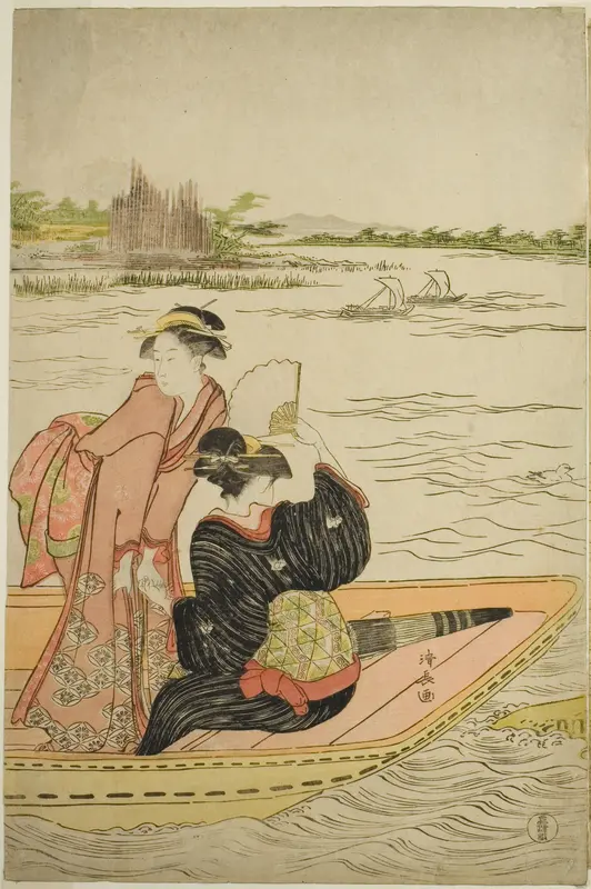 A Ferry on the Sumida River