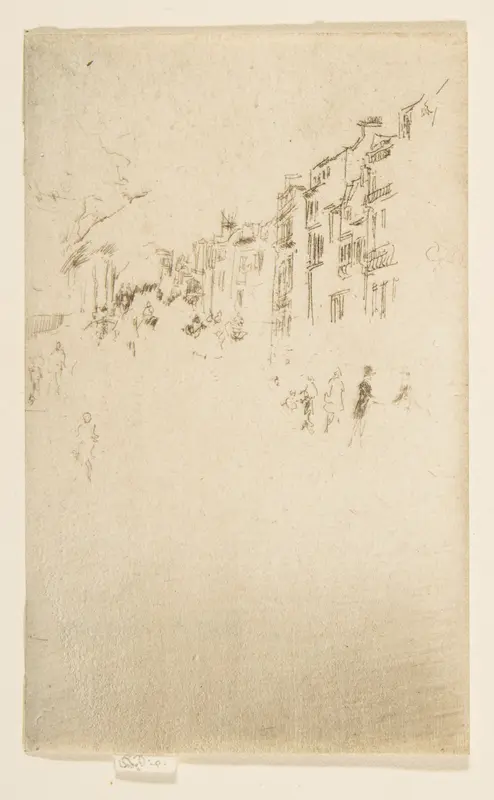 A Fragment of Piccadilly (Piccadilly) Wall Art by James McNeill Whistler - High-Resolution Digital Print