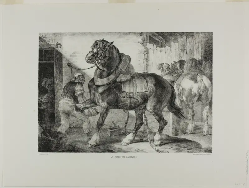 A French Farrier, plate 12 from Various Subjects Drawn from Life and on Stone (The English Suite)