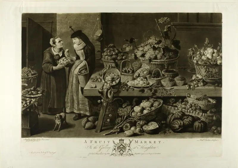 A Fruit Market, from The Houghton Gallery