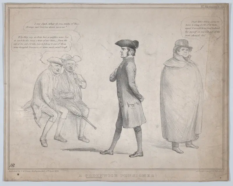 A Greenwich Pensioner! Wall Art by John Doyle - High-Resolution Digital Print