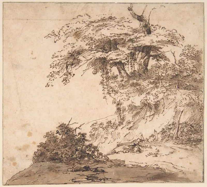 A Group a Trees Wall Art by Anthony van Dyck - High-Resolution Digital Print