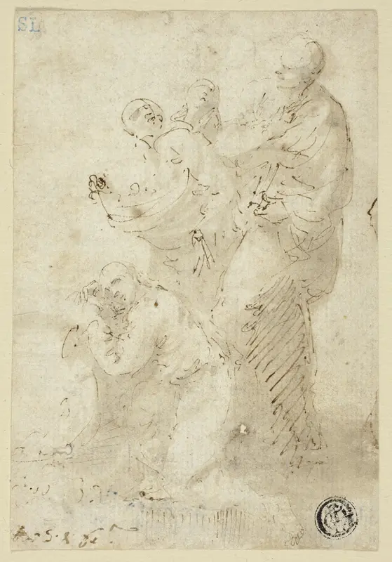 A Group of Figures Wall Art by Jusepe de Ribera - High-Resolution Digital Print