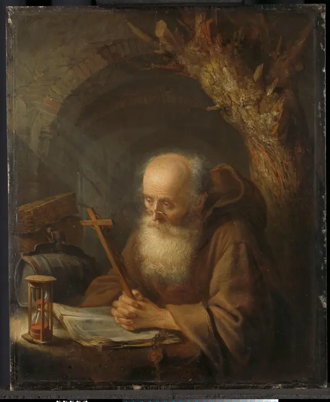 A Hermit Wall Art by Unknown - High-Resolution Digital Print