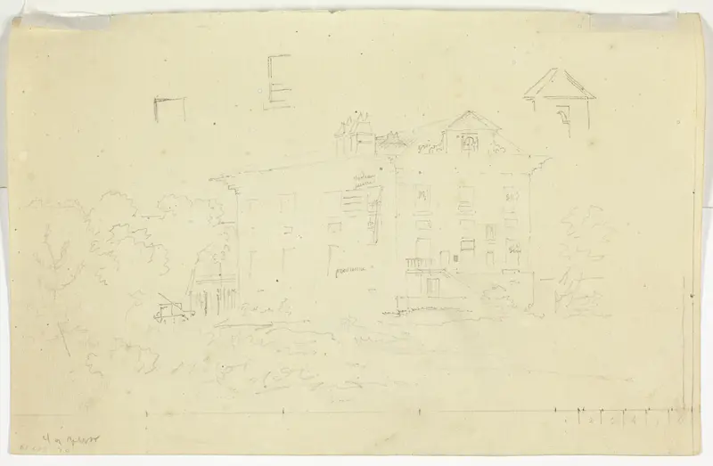A House Wall Art by Pierre Antoine Mongin - High-Resolution Digital Print