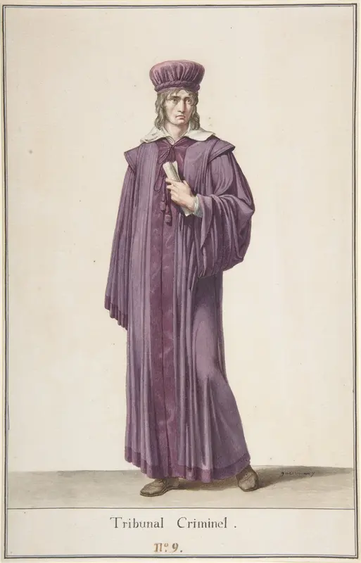 A Judge of the Criminal Court Wall Art by Pierre Narcisse Guérin - High-Resolution Digital Print