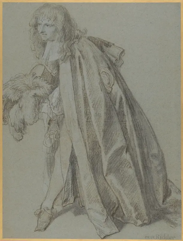 A Knight of the Order of the Garter Wall Art by Sir Peter Lely (Pieter van der Faes) - High-Resolution Digital Print