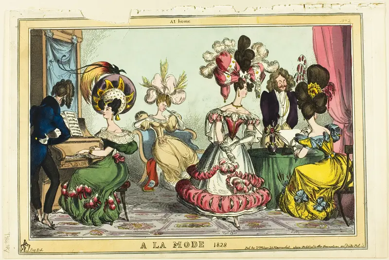 A La Mode Wall Art by Thomas Rowlandson - High-Resolution Digital Print