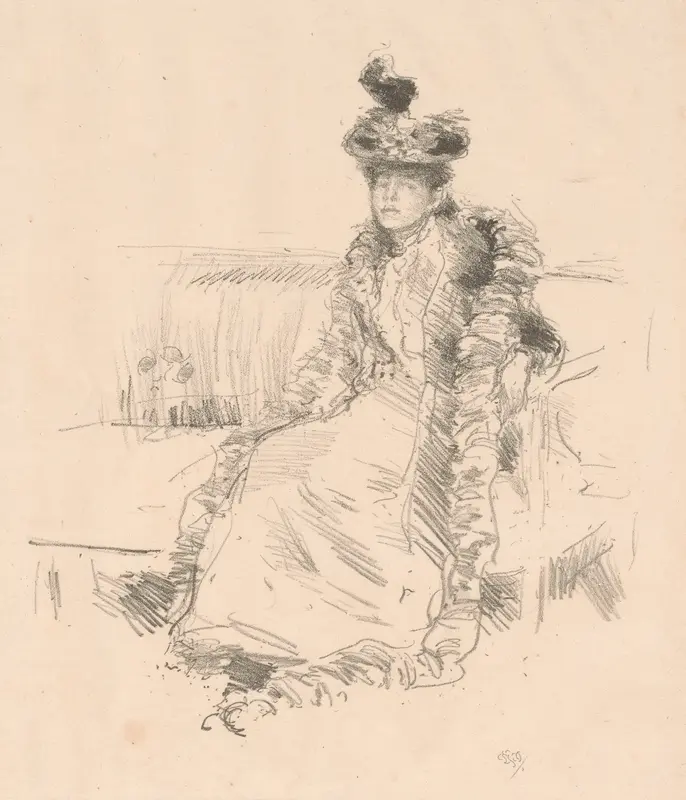 A Lady Seated